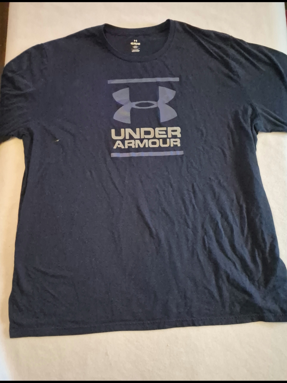 Under Armour Men's Navy Logo Performance T-Shirt 4XL XXXXL